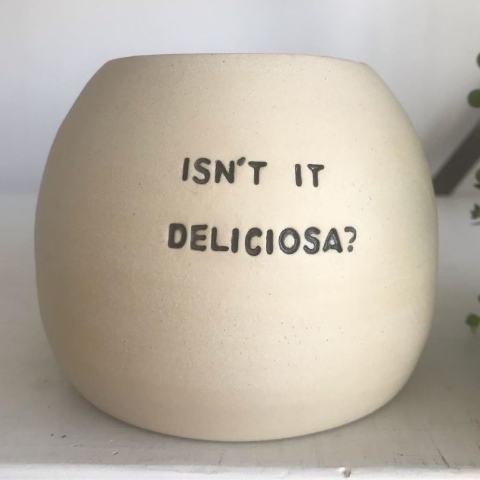 I Make Ceramic Planters With Sassy Botanical Puns (18 Pics) I Make Ceramic Planters With Sassy Botanical Puns (18 Pics)