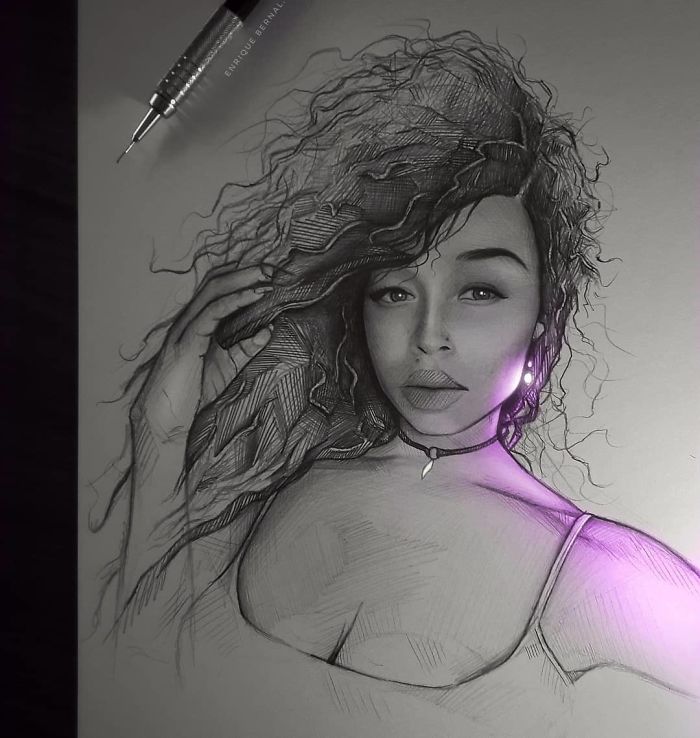 Mexican Artist Uses Unique Technique To Make His Drawings Glow, And The Result Is Mesmerizing Mexican Artist Uses Unique Technique To Make His Drawings Glow, And The Result Is Mesmerizing