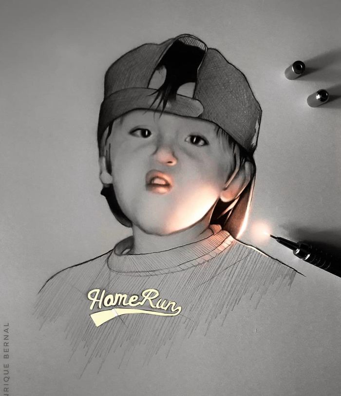 Mexican Artist Uses Unique Technique To Make His Drawings Glow, And The Result Is Mesmerizing Mexican Artist Uses Unique Technique To Make His Drawings Glow, And The Result Is Mesmerizing