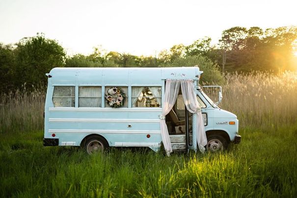 The Life Of A Girl, Her Dog, And Little Blue Bus