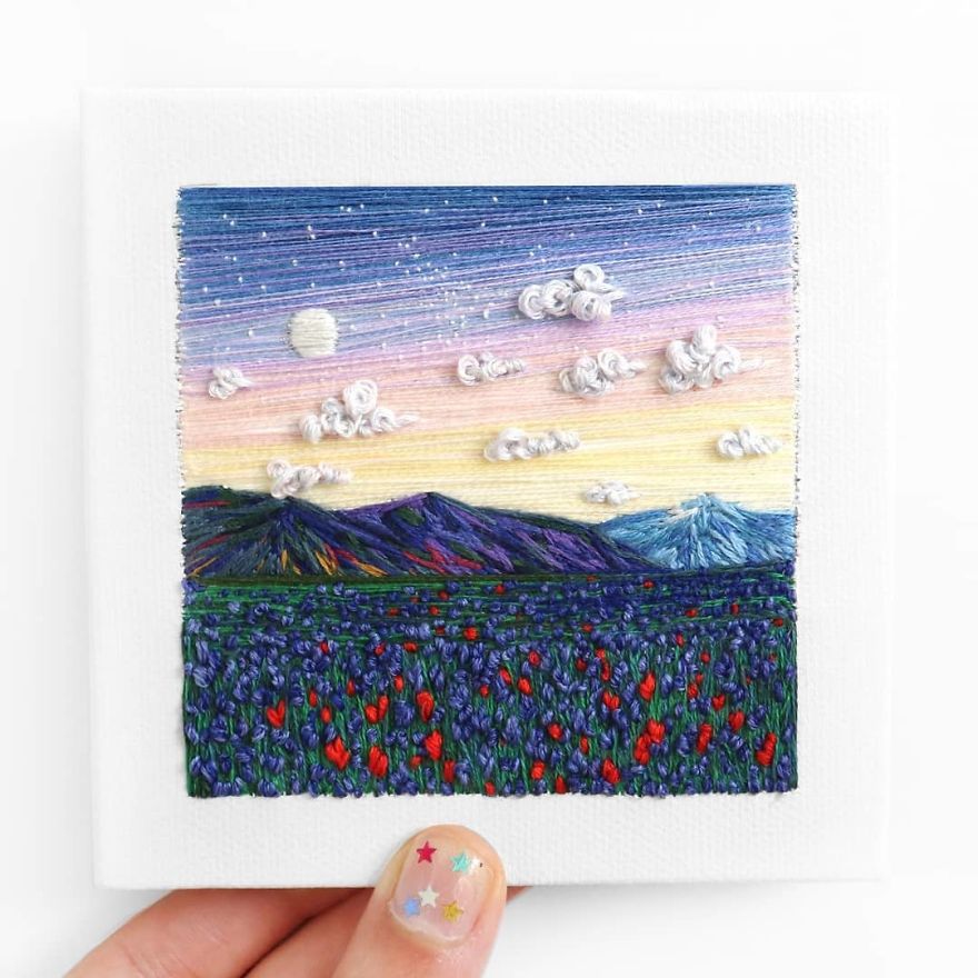 My 30 Vivid Landscapes Made With Thread (New Pics) My 30 Vivid Landscapes Made With Thread (New Pics)