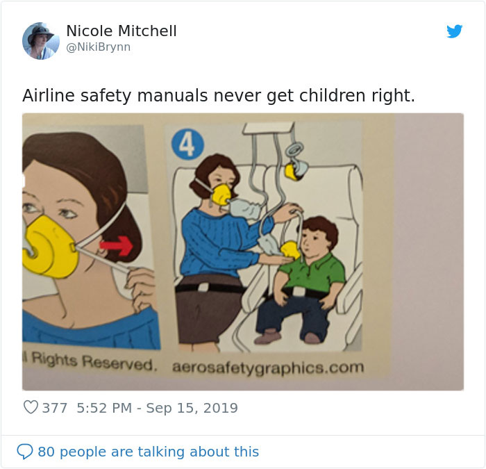 Flight Safety Illustrations Drawn By Someone Who Probably Doesn’t Know How Kids Look Flight Safety Illustrations Drawn By Someone Who Probably Doesn’t Know How Kids Look