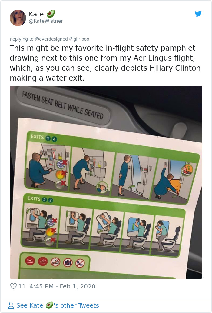 Flight Safety Illustrations Drawn By Someone Who Probably Doesn’t Know How Kids Look Flight Safety Illustrations Drawn By Someone Who Probably Doesn’t Know How Kids Look