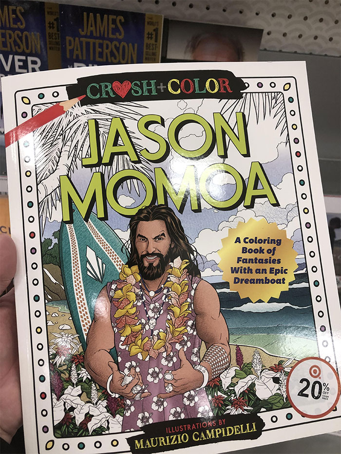 A ‘Jason Momoa Coloring Book’ Exists And It Is Supposed To Ease Your Stress A ‘Jason Momoa Coloring Book’ Exists And It Is Supposed To Ease Your Stress