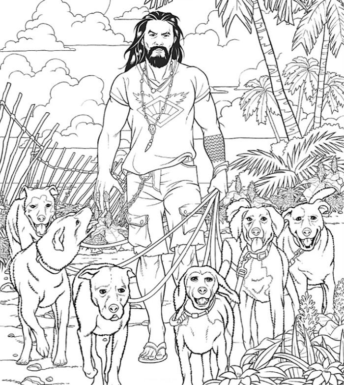A ‘Jason Momoa Coloring Book’ Exists And It Is Supposed To Ease Your Stress A ‘Jason Momoa Coloring Book’ Exists And It Is Supposed To Ease Your Stress
