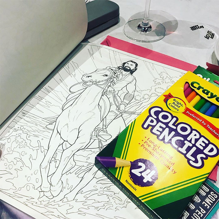 A ‘Jason Momoa Coloring Book’ Exists And It Is Supposed To Ease Your Stress A ‘Jason Momoa Coloring Book’ Exists And It Is Supposed To Ease Your Stress