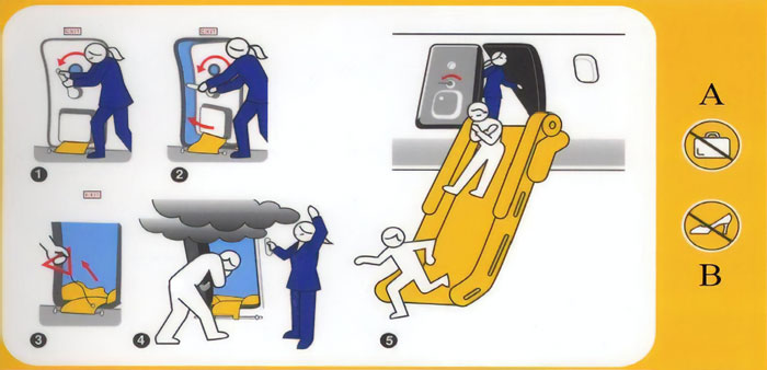 Turns Out Some Flight Safety Cards Are Beyond Hilarious, So Here Are 20 Of Them
