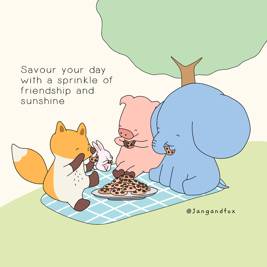 My 47 Comics Show How People Around Me Express Their Love Every Day My 47 Comics Show How People Around Me Express Their Love Every Day