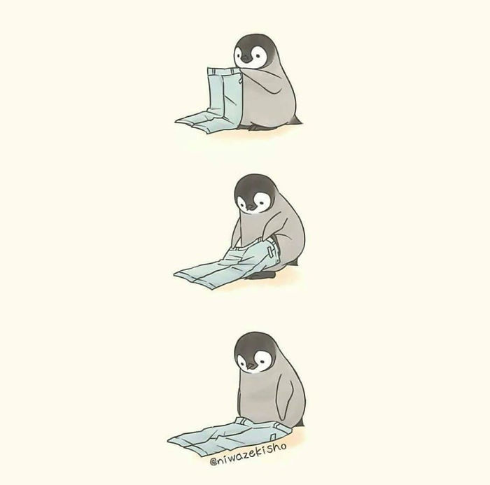 This Artist Draws Comics About A Little Penguin Who Fails At Basic Life Tasks, Except Being Super Cute (30 Pics) This Artist Draws Comics About A Little Penguin Who Fails At Basic Life Tasks, Except Being Super Cute (30 Pics)