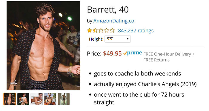 Amazon Dating: Parody Website ‘Sells’ Hot Singles Near You, And Their Bios And Reviews Are Hilarious