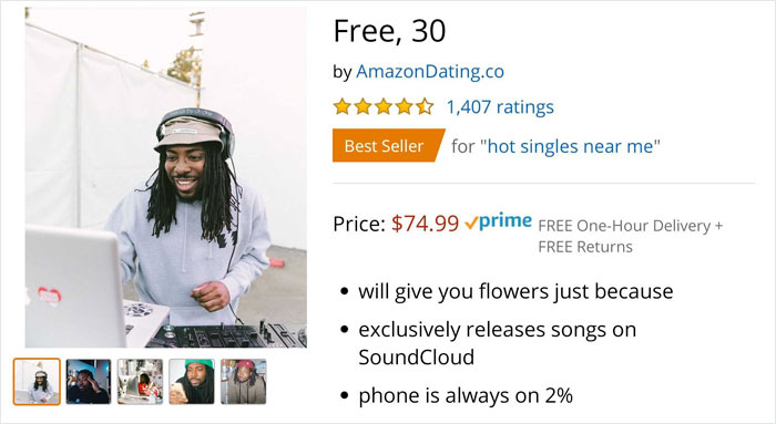 Amazon Dating: Parody Website ‘Sells’ Hot Singles Near You, And Their Bios And Reviews Are Hilarious
