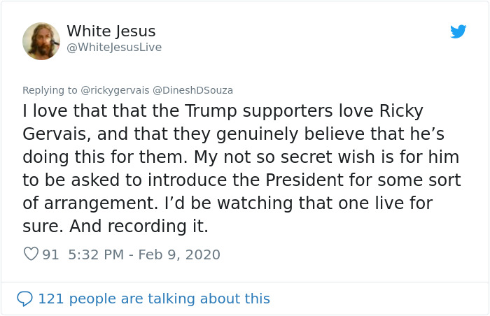 Someone Asks Ricky Gervais For His Opinion On The Oscars, The Comedian Doesn’t Hold Back And Roasts Celebs Once Again Someone Asks Ricky Gervais For His Opinion On The Oscars, The Comedian Doesn’t Hold Back And Roasts Celebs Once Again