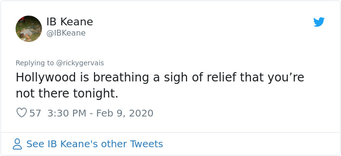 Someone Asks Ricky Gervais For His Opinion On The Oscars, The Comedian Doesn’t Hold Back And Roasts Celebs Once Again Someone Asks Ricky Gervais For His Opinion On The Oscars, The Comedian Doesn’t Hold Back And Roasts Celebs Once Again