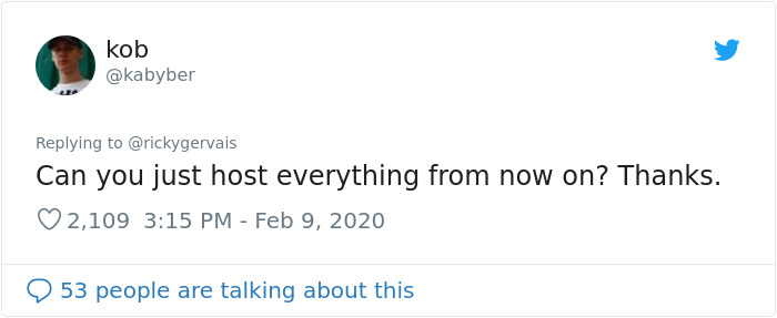 Someone Asks Ricky Gervais For His Opinion On The Oscars, The Comedian Doesn’t Hold Back And Roasts Celebs Once Again Someone Asks Ricky Gervais For His Opinion On The Oscars, The Comedian Doesn’t Hold Back And Roasts Celebs Once Again