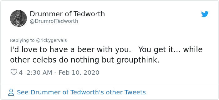 Someone Asks Ricky Gervais For His Opinion On The Oscars, The Comedian Doesn’t Hold Back And Roasts Celebs Once Again Someone Asks Ricky Gervais For His Opinion On The Oscars, The Comedian Doesn’t Hold Back And Roasts Celebs Once Again