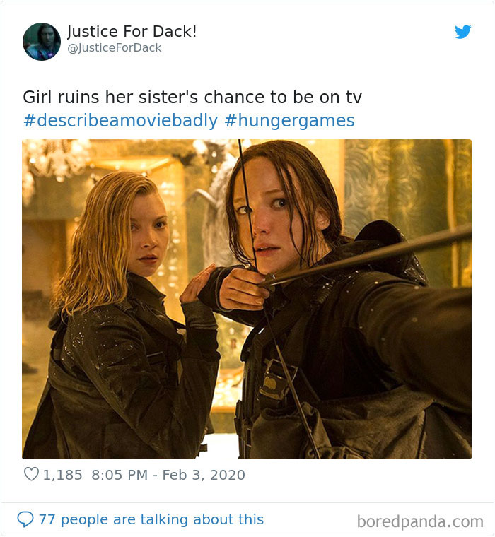 Jimmy Fallon Asks People To Sum Up Famous Movies Badly, And Twitter Delivers (35 Pics) Jimmy Fallon Asks People To Sum Up Famous Movies Badly, And Twitter Delivers (35 Pics)