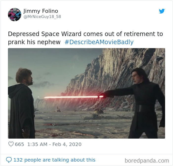 Jimmy Fallon Asks People To Sum Up Famous Movies Badly, And Twitter Delivers (35 Pics) Jimmy Fallon Asks People To Sum Up Famous Movies Badly, And Twitter Delivers (35 Pics)