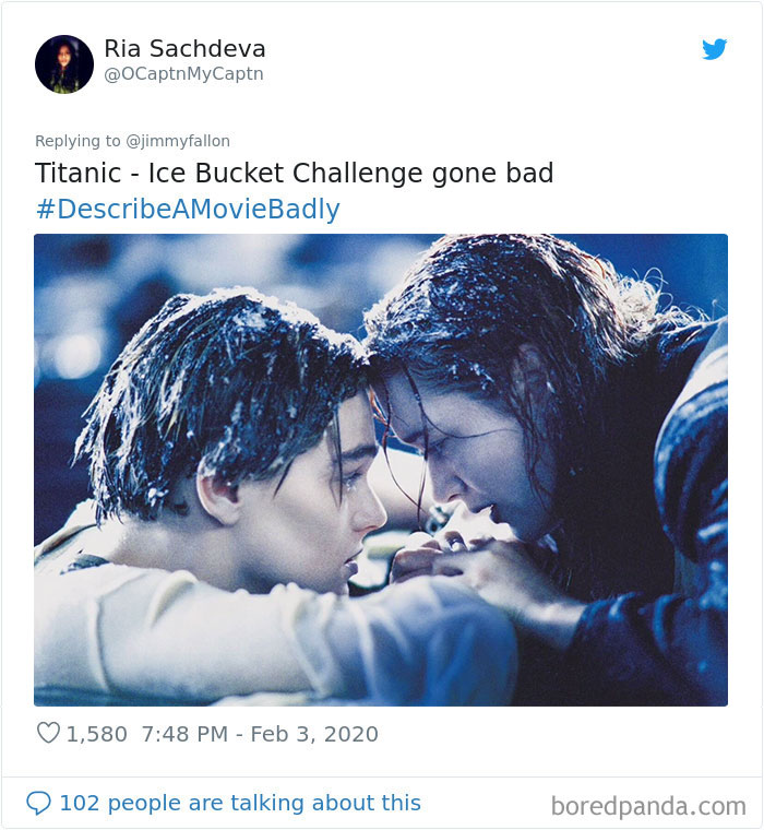 Jimmy Fallon Asks People To Sum Up Famous Movies Badly, And Twitter Delivers (35 Pics) Jimmy Fallon Asks People To Sum Up Famous Movies Badly, And Twitter Delivers (35 Pics)
