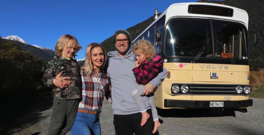 This Inspiring Couple Quit Their 9-5 Jobs To Live & Travel In A DIY Off-Grid School Bus Conversion This Inspiring Couple Quit Their 9-5 Jobs To Live & Travel In A DIY Off-Grid School Bus Conversion