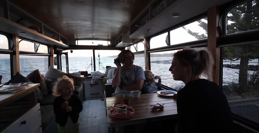 This Inspiring Couple Quit Their 9-5 Jobs To Live & Travel In A DIY Off-Grid School Bus Conversion This Inspiring Couple Quit Their 9-5 Jobs To Live & Travel In A DIY Off-Grid School Bus Conversion