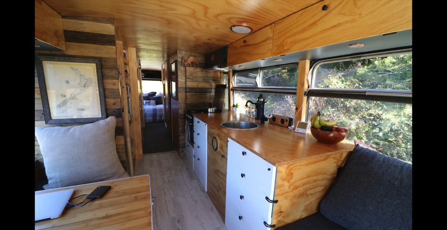 This Inspiring Couple Quit Their 9-5 Jobs To Live & Travel In A DIY Off-Grid School Bus Conversion This Inspiring Couple Quit Their 9-5 Jobs To Live & Travel In A DIY Off-Grid School Bus Conversion