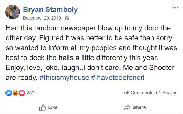 Man Puts Up ‘Home Alone’ Inspired Traps As Christmas Decorations Man Puts Up ‘Home Alone’ Inspired Traps As Christmas Decorations