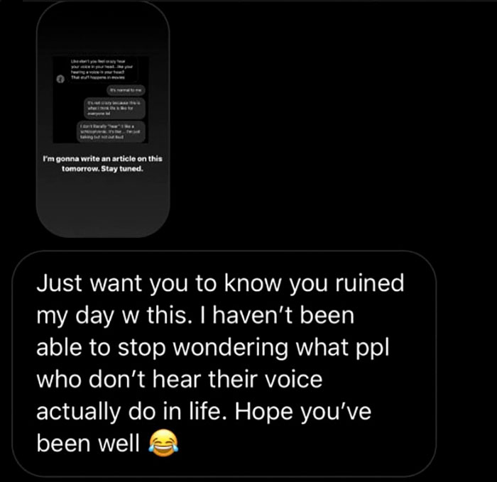 Guy Finds Out Not Everyone Has An Internal Monologue With Themselves And It Ruins His Day