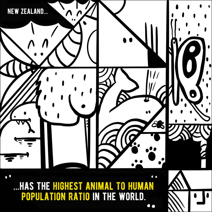 We Illustrated 20 Interesting Facts About New Zealand That You Probably Didn’t Know We Illustrated 20 Interesting Facts About New Zealand That You Probably Didn’t Know