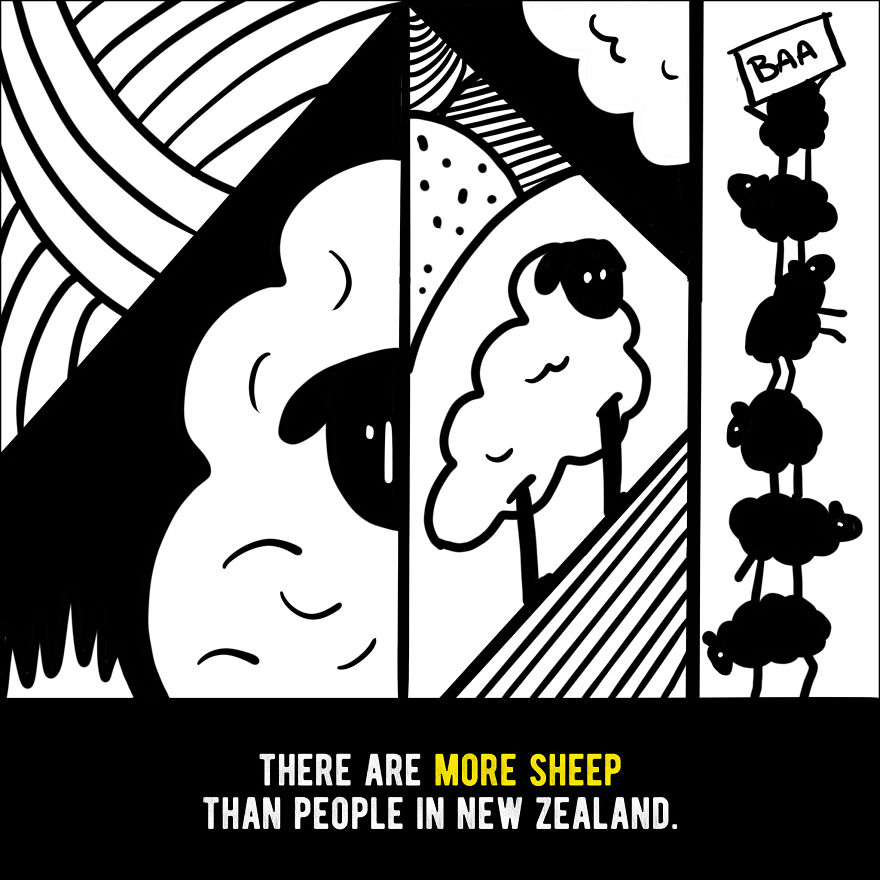 We Illustrated 20 Interesting Facts About New Zealand That You Probably Didn’t Know We Illustrated 20 Interesting Facts About New Zealand That You Probably Didn’t Know