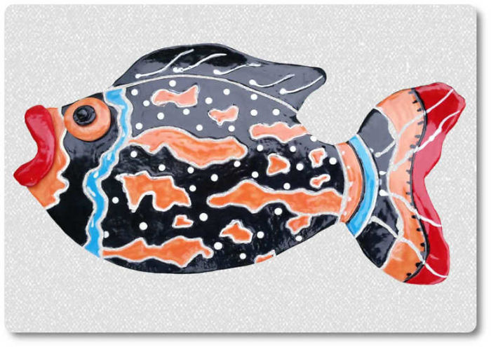 I Create Fish Ceramic Wall Decor I Create Fish Ceramic Wall Decor
