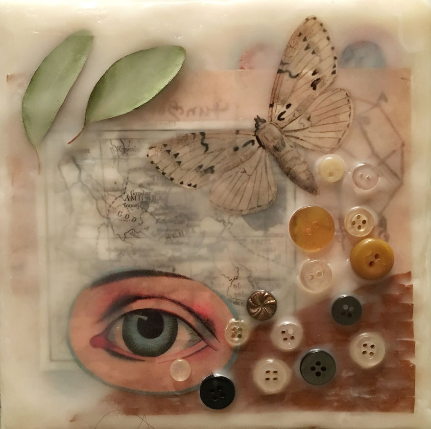 I Created These Collages Using Beeswax (19 Pics)