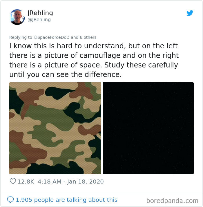 The US Space Force Reveals Its New Camouflage Uniform, People Offer More Suitable Alternatives The US Space Force Reveals Its New Camouflage Uniform, People Offer More Suitable Alternatives