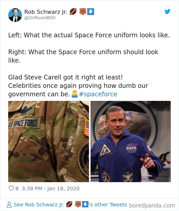 The US Space Force Reveals Its New Camouflage Uniform, People Offer More Suitable Alternatives The US Space Force Reveals Its New Camouflage Uniform, People Offer More Suitable Alternatives