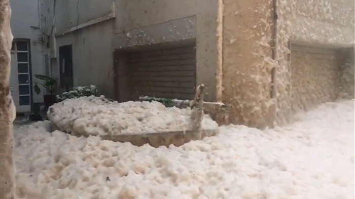 As Storm Gloria Continues Ravaging Spain, Mallorca Gets Hit By Huge Waves And Another Town Is Filled With Foam As Storm Gloria Continues Ravaging Spain, Mallorca Gets Hit By Huge Waves And Another Town Is Filled With Foam