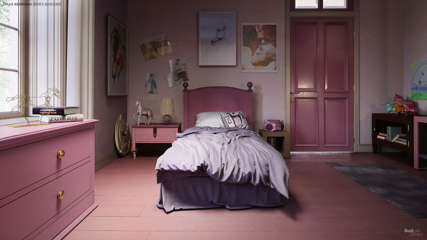Interior Designers Show How 6 Iconic Cartoon Characters’ Bedrooms Would Look In Real Life Interior Designers Show How 6 Iconic Cartoon Characters’ Bedrooms Would Look In Real Life