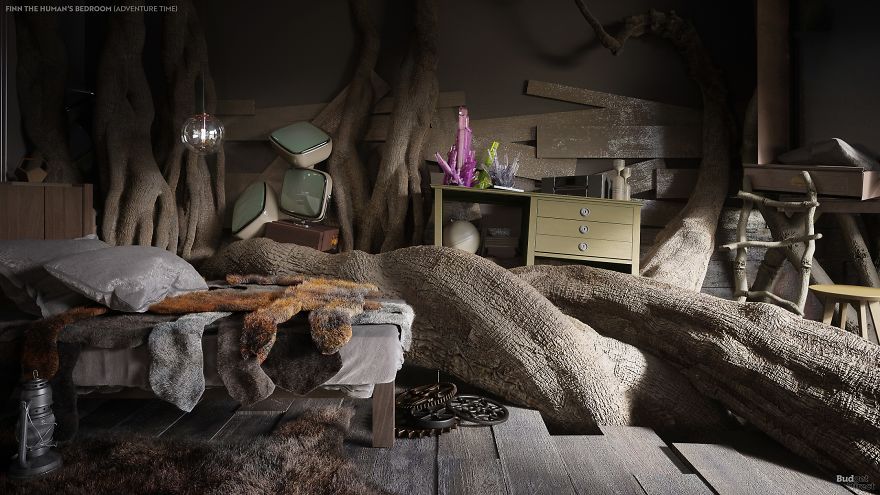 Interior Designers Show How 6 Iconic Cartoon Characters’ Bedrooms Would Look In Real Life Interior Designers Show How 6 Iconic Cartoon Characters’ Bedrooms Would Look In Real Life