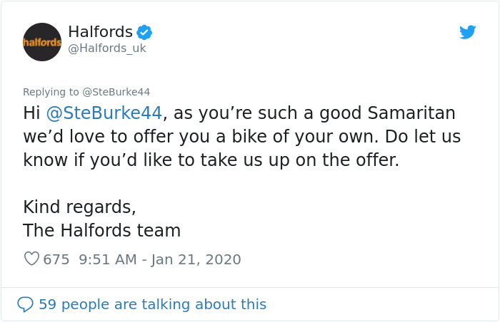 After Noticing A Stolen $1,760 Bike For Sale, This Man Buys It For $104 And Asks For Twitter’s Help To Locate The Owner After Noticing A Stolen $1,760 Bike For Sale, This Man Buys It For $104 And Asks For Twitter’s Help To Locate The Owner