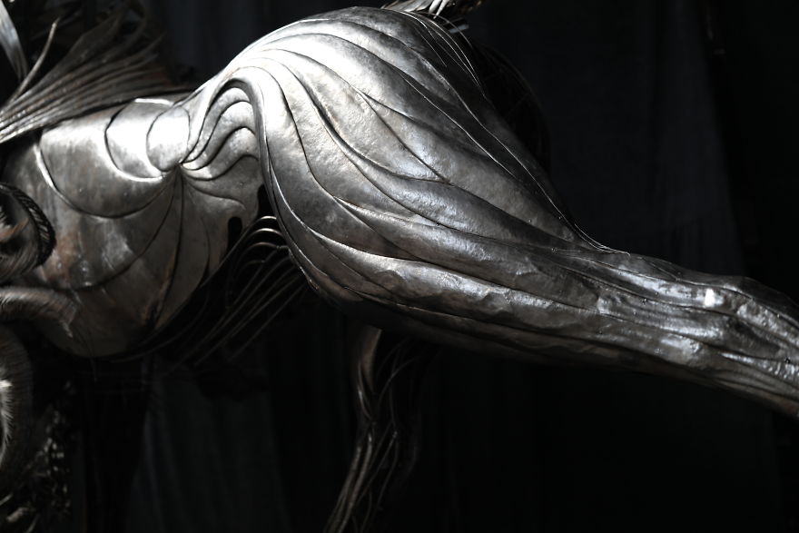 2 Years And 20,000 Welded Steel Pieces Later, I’ve Completed My Project Which Symbolizes The Threat Of Climate Change