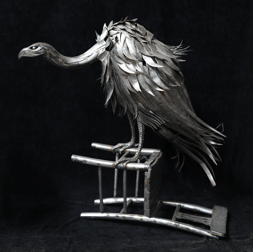 2 Years And 20,000 Welded Steel Pieces Later, I’ve Completed My Project Which Symbolizes The Threat Of Climate Change