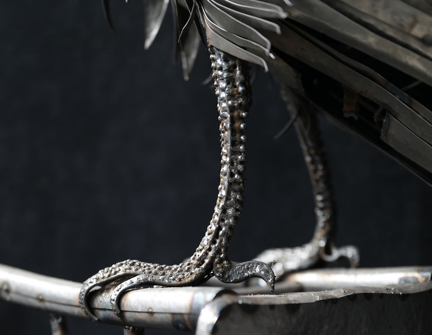 2 Years And 20,000 Welded Steel Pieces Later, I’ve Completed My Project Which Symbolizes The Threat Of Climate Change