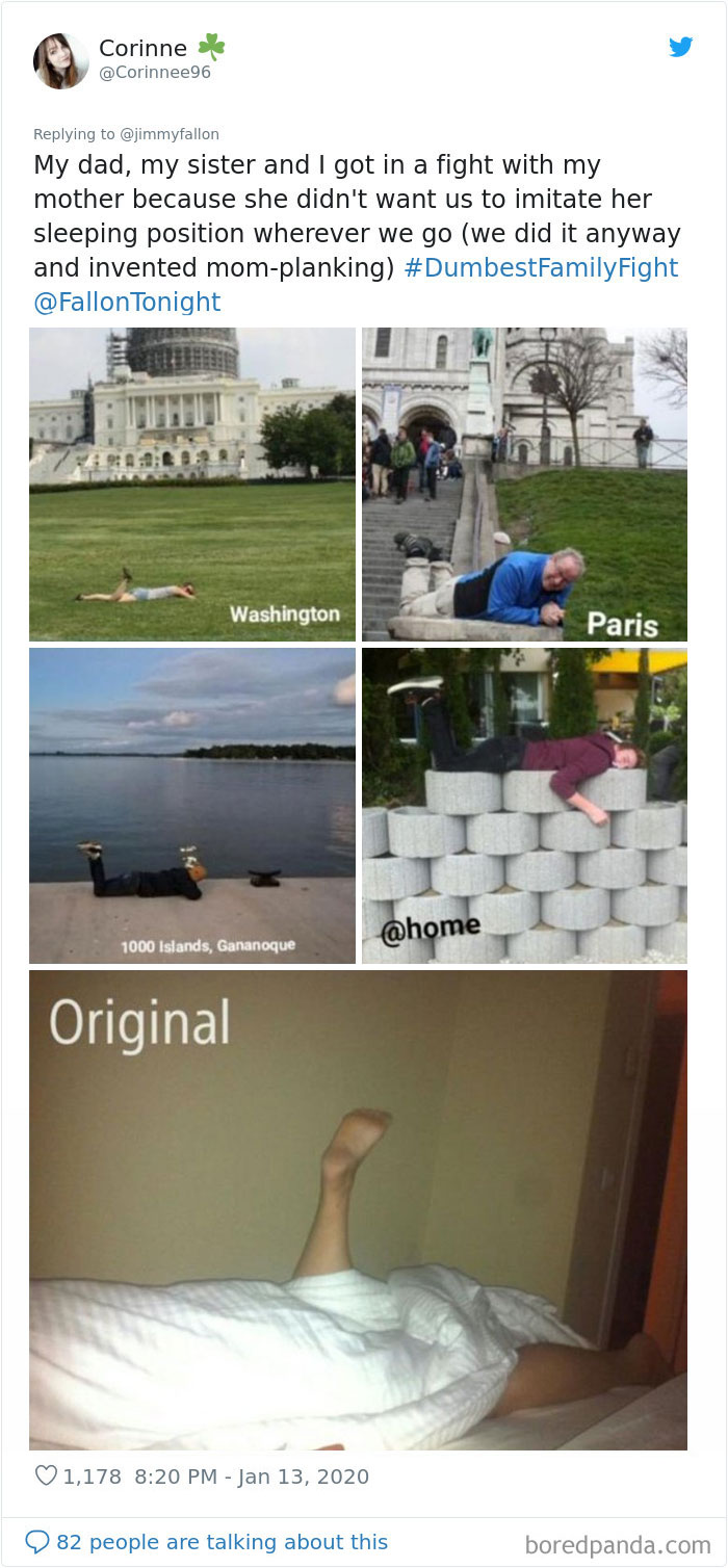 Jimmy Fallon Asks His Followers To Tweet Their Dumbest Family Fights, And They Deliver (30 Tweets)