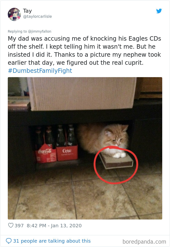 Jimmy Fallon Asks His Followers To Tweet Their Dumbest Family Fights, And They Deliver (30 Tweets)