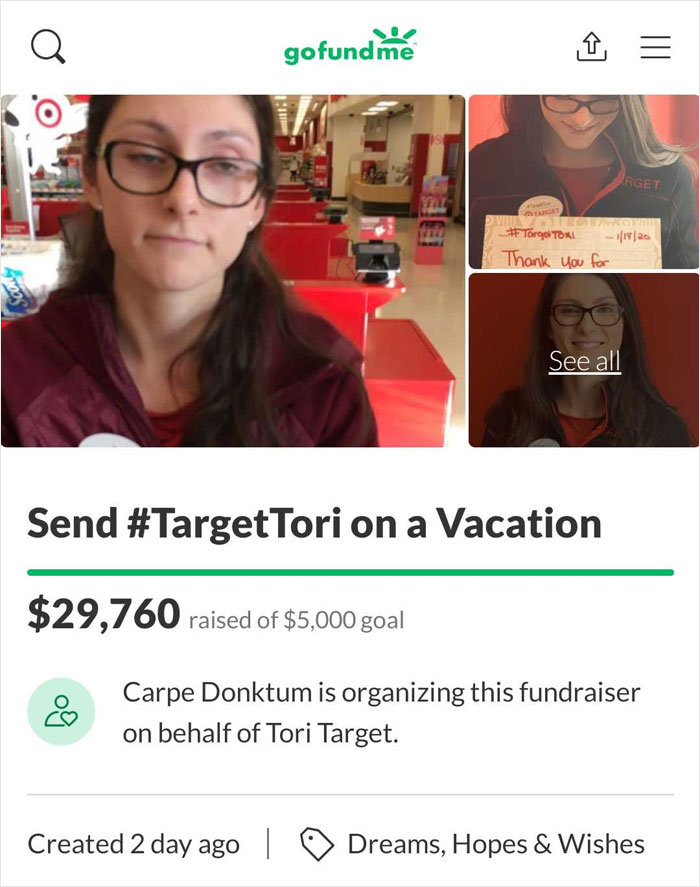 People Donate $30k To Send This Target Employee On Vacation After Entitled Customer Calls The Police On Her
