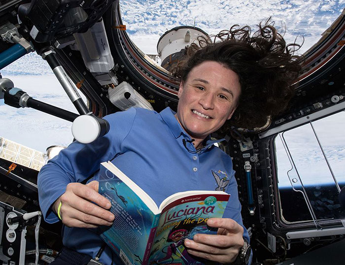 NASA Organizes ‘Story Time From Space’ Where Astronauts Read Bedtime Stories To Kids From The Space Station NASA Organizes ‘Story Time From Space’ Where Astronauts Read Bedtime Stories To Kids From The Space Station