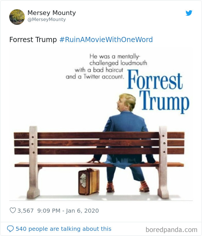 Jimmy Fallon Asks People To Ruin Movies With One Word And Here Are 55 Hilarious Responses Jimmy Fallon Asks People To Ruin Movies With One Word And Here Are 55 Hilarious Responses