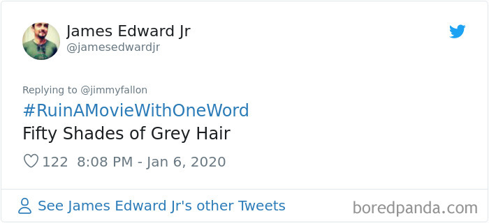Jimmy Fallon Asks People To Ruin Movies With One Word And Here Are 55 Hilarious Responses Jimmy Fallon Asks People To Ruin Movies With One Word And Here Are 55 Hilarious Responses