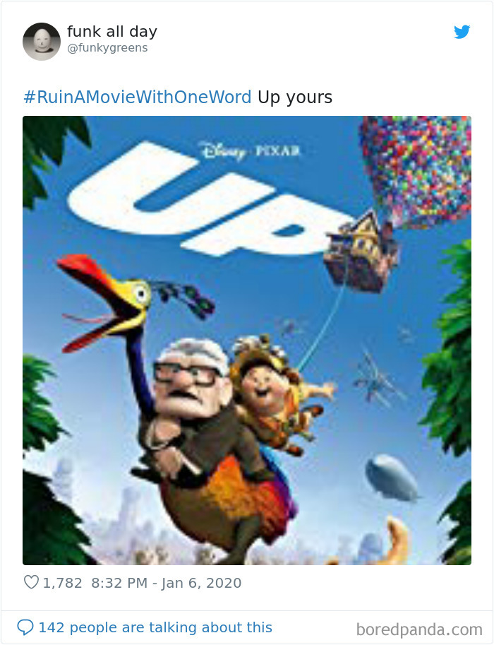 Jimmy Fallon Asks People To Ruin Movies With One Word And Here Are 55 Hilarious Responses Jimmy Fallon Asks People To Ruin Movies With One Word And Here Are 55 Hilarious Responses