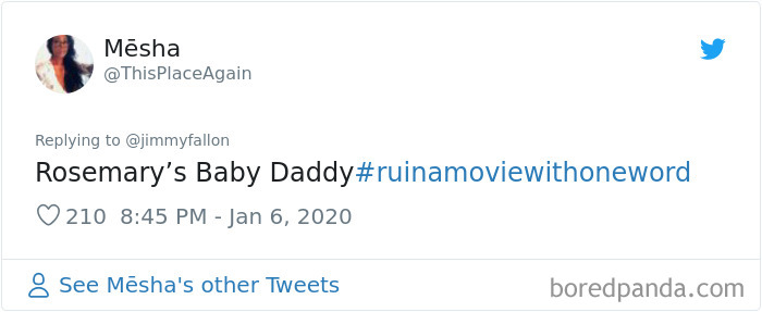 Jimmy Fallon Asks People To Ruin Movies With One Word And Here Are 55 Hilarious Responses Jimmy Fallon Asks People To Ruin Movies With One Word And Here Are 55 Hilarious Responses