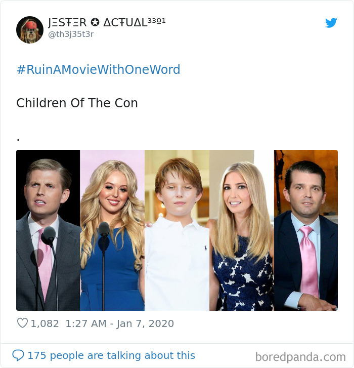 Jimmy Fallon Asks People To Ruin Movies With One Word And Here Are 55 Hilarious Responses Jimmy Fallon Asks People To Ruin Movies With One Word And Here Are 55 Hilarious Responses