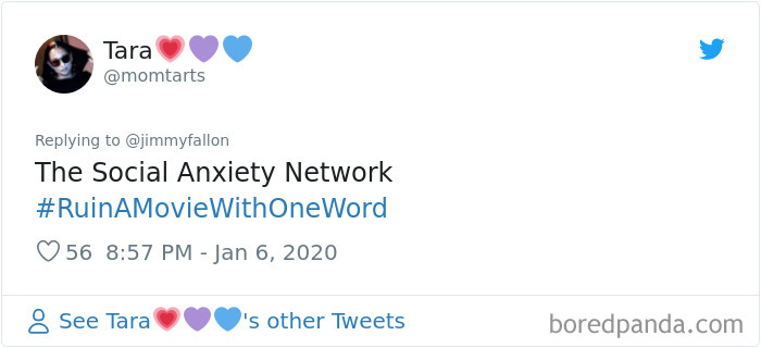 Jimmy Fallon Asks People To Ruin Movies With One Word And Here Are 55 Hilarious Responses Jimmy Fallon Asks People To Ruin Movies With One Word And Here Are 55 Hilarious Responses